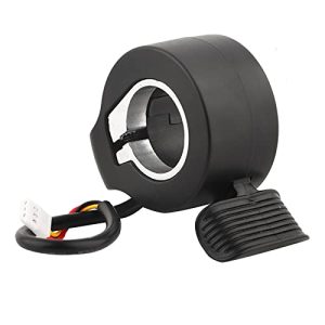 Plplaaoo Electric Scooter Hall Sensor Throttle Grip with Speed Control [Black]