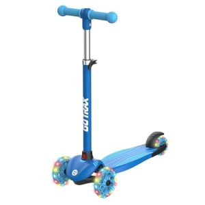 Gotrax KS1 Kids Kick Scooter, LED Wheels, 3 Height Options, Anti-Slip Deck, 100 Lbs