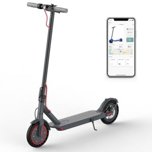 Electric Scooter for Adults: 8.5 Solid Tires, 350W Motor, Up to 19 MPH, 21 Mile Range, Foldable