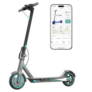 Adult Electric Scooter, 19mph, 19 Miles Range, 350W Motor & Dual Brakes
