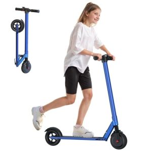 Caroma Electric Scooter for Kids & Teens, 250W Motor, 16 Miles Range, 3 Speeds, Dual Braking, LED Display