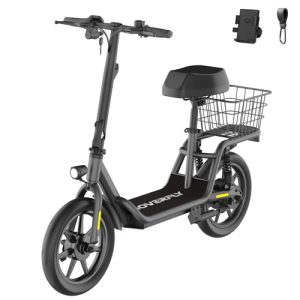 Hoverfly 14" Electric Scooter, 550W Motor, 18.6 Miles Range, Comfortable Seat
