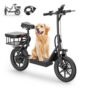 NAVIC Electric Scooter, 27 Miles Range, 22 mph Top Speed, 750W Motor, Folding Design