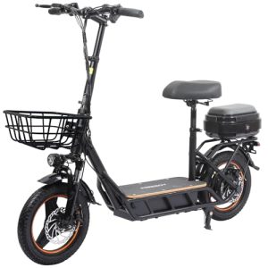 Adult Electric Scooter 750W Motor, 25 Mph, 29 Miles, Pneumatic Tires