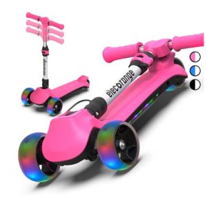 Balance Electric Scooter for Kids, 3 Height Adjustable, Long Range, 60min Ride Time