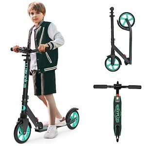 Foldable Kids, Teen & Adult Kick Scooter, Max 240 LBS, 8IN Wheels, 4 LevelsAdjustable