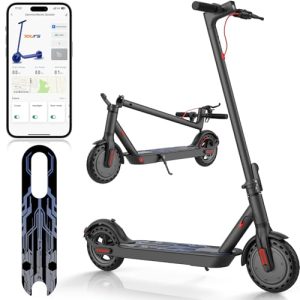 Electric Scooter for Adults: Caroma, 630W Motor, 20 Mph, 18 Miles Range, 8.5 Tires, Folding Commuter E-Scooter