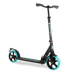 Lascoota Kid & Adult Kick Scooter, 8" Urethane Wheels, Foldable, 220lbs Max Load