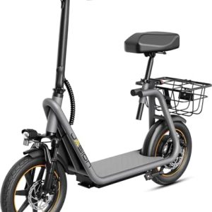 Jasion JS3/PRO Electric Scooter, 650/850W Motor, 20-25 Mile Range, 20/25MPH Max Speed