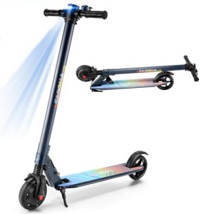 Fast and Foldable Electric Scooter for Adult Commuters with Dual Braking System and App Control