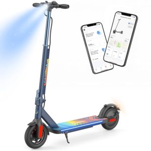 Electric Scooter for Adults: Caroma 630W Motor, 20 Mile Range, 20 MPH, App Control, Dual Braking