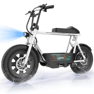 Electric Scooter for Adults & Teens with Seat, Fat Tire, 30 Mile Range