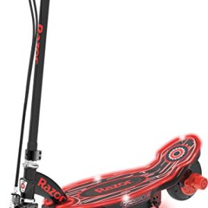 Electric Scooter with Push-Button Throttle for Kids 8+: Razor Power Core E90 Hub Motor