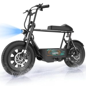 Caroma Peak 16" Fat Tire Electric Scooter, 30-Mile Range 20MPH Max Speed