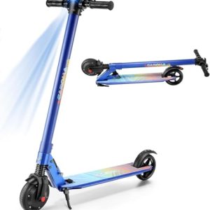 Fast Foldable Electric Scooter for Adults with Dual Braking System, App Control, 20/15.5 MPH Speed & Long Range