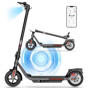 SISIGAD 500W Electric Scooter for Adults, 19Mph, Foldable, Long Range, Double Braking, APP Control