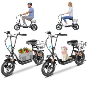 2Pcs Caroma 1200W 500Wh 30 Miles Scooter for Adults