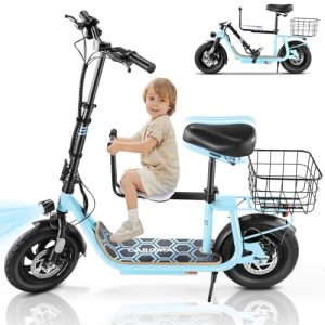 Electric Scooter with Seat for Adults & Teens - 1200W, 30 Mile Range, 20mph Top Speed