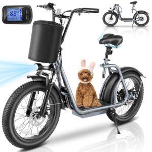 Electric Scooters for Adults: 20 X 3 Fat Tires, 30 Mile Range, 20 MPH Speed