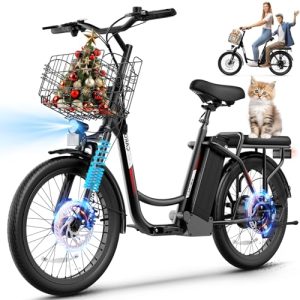 Caroma Peak 1200W Electric Scooter with Seat & Off-Road Tires, 500Wh Battery, 30Miles Range
