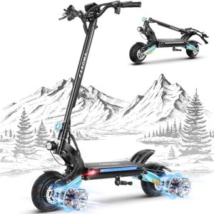 Electric Scooter for Adults with Powerful Motor and Long Range