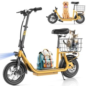Caroma Peak 1200W Electric Scooter for Adults with Seat and 30 Mile Range